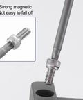 Get The Job Done Right With This 1 Pc Magnetic Torx Head Screw Driver Bit Set featuring Long 75mm Shafts And A Secure 1/4 Inch Hex Shank These Security Tamper Proof Bits Are Made From Heavy Duty S2 Steel To Prevent Stripping and Breakage ensuring a tight connection with magnetic retention.