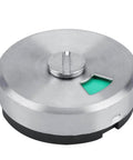 Public Restroom Privacy Door Bolt With Engaged Vacant Indicator And Zinc Alloy Handle, top view showing green status