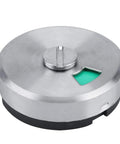 Round chrome zinc alloy door lock bolt with green privacy indicator window