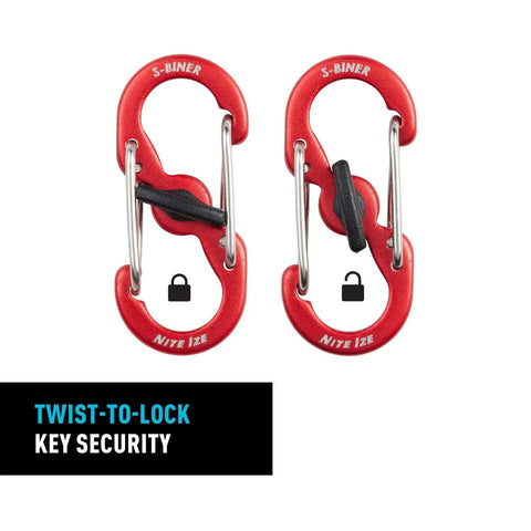 Colorful S Biner Keyring Set With Five MicroLock Carabiners For Quick Key Organization And Easy Key Swaps On A Lightweight Aluminum Locker Keychain