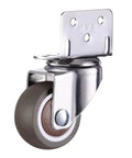 4 Pack Soft Rubber Furniture Casters Wheels, Quiet Swivel Rollers for Carts, Baby Cribs and Beds, Heavy Duty, smooth glide