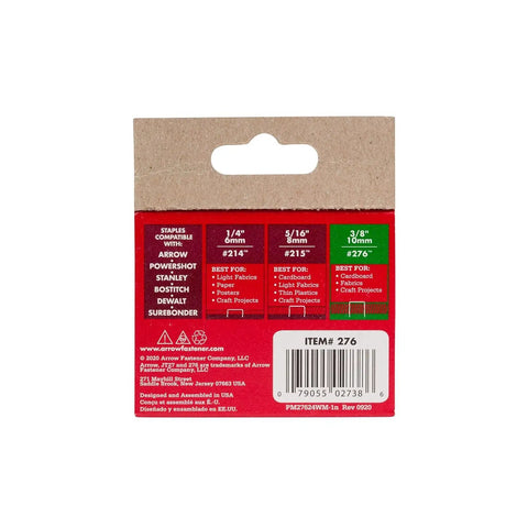 Pro Grade JT21 Thin Wire Staples For Staple Guns And Staplers 1000 Pack packaging showing compatible sizes and uses.