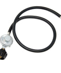 Low Pressure Propane Regulator And Three Foot Hose Kit For Most LP Grills Heaters And Fire Pits QCC1 Compatible 80,000 BTU Max