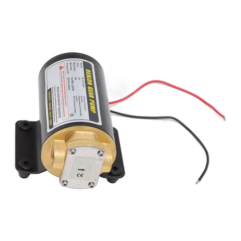 12V Electric Gear Oil Pump With Thermal Protection Motor, High Pressure Brass Transfer Pump For Engine Oil And Transmission Fluids, Built In Overheat Safeguard For Heavy Duty Tasks, Durable And Reliable Design