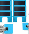 Door Hinge Jig Kit That Works Like A Charm For Precise Installations With Magnetic Alignment, Easy Fast Setup shown with hinges.