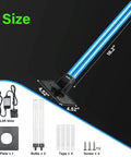 36W HVAC UVC Light Sanitizer For Whole House Air Purifier In Ducts 253.7nm Ozone Free 110V with accessories shown