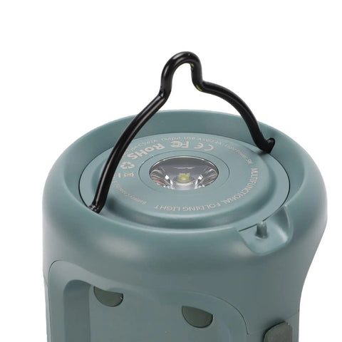 Top view of Foldable Camping Light With 10000mAh Rechargeable Battery, Video Light, 5 Lighting Modes And Stepless Dimming.