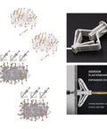 Hollow Wall Anchor Kit 400pc Assortment For Drywall Do It All Expansion Anchors With Split Rib Design Anti Rotation Rust Resistant And Heavy Duty Durable Fasteners For Easy Secure Mounts, plasterboard anchors