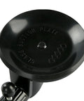Suction plate for countertop alignment clamp; black, close-up view
