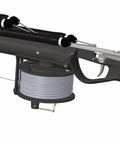 75cm Spearfishing Sling Gun With Open Muzzle For 14mm Circular Slings, Stainless Steel Mechanism, Removable Rubber Handle, Reel