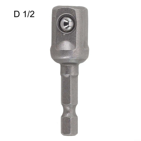Ultimate 1 Inch Hex Shanks Socket Adapter Kit With 50Mm Extension Bars For Impact Drivers And Power Drills Plus Quick Change Chucks Accessories Made From Bombproof Chrome Vanadium Steel That Totally Kicks Ass And Gets The Job Done Right. 1/2-inch drive adapter, chrome vanadium steel
