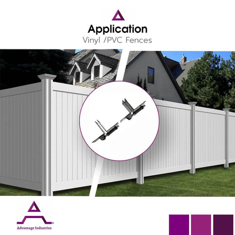 Stainless Steel Self-Closing Gate Hinge Set Long Leg With Horizontal Adjustable Tension Enclosed Spring Tight Hinge Tolerance For Vinyl PVC Fences Pair Of Black Gate Hinges For 2-Side Attachment