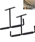 Heavy Duty Ceiling Storage Hooks For Garage Set Must Have, Overhead Rack To Hang Lumber, Ladders, Pipes, Fishing Rods, Bikes And Gear