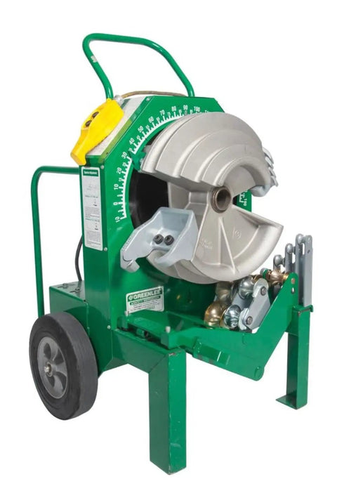 Greenlee 555C Electric EMT Bender With The 23803 Shoe Group, compact tool for bending one half to two inch conduit.