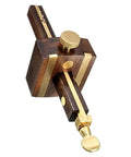 Heavy Lifting Wood Marking Gauge With Rugged Brass Slider And Broad Adjustable Span for precise wood layout in durable wood.