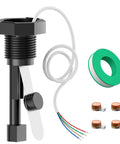 Non OEM Flow Switch Replacement 520736 For IntelliChlor IC15 IC20 IC40 IC60 Salt Chlorinator Systems Compatible With Pentair EasyTouch And IntelliTouch Control Panels No Fuss Easy Install black plastic flow switch with wire leads and connectors