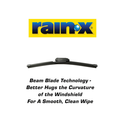 All Weather 2-In-1 Windshield Wiper With Water Repellent Tech, 20 Inch Blade, showcasing beam blade technology.