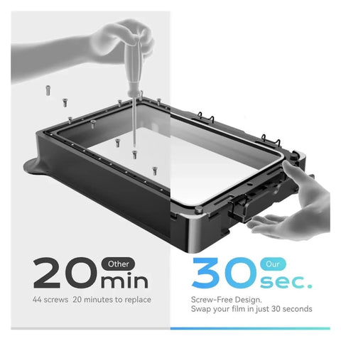 High Grade Resin Vat Replacement For Elegoo Saturn 3 X3 X4 X5 Printers Dead Nuts Secure Frame Designed For Precise Alignment That Elevates Your Msla Printing Game Every Single Time