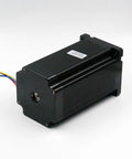 NEMA 34 stepper motor, 6A, 12 Nm (1700 oz-in), 156 mm length, black metal housing with wires