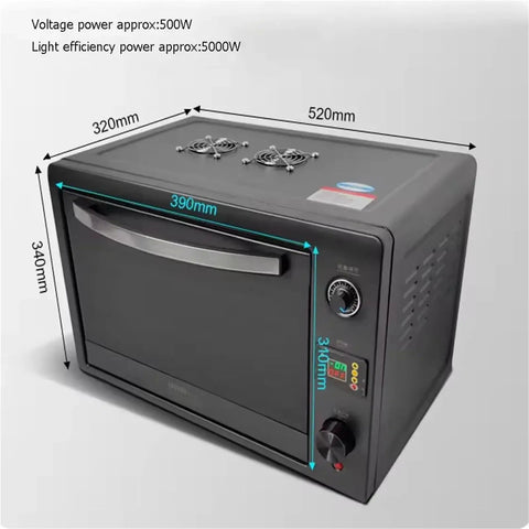 Heavy Duty Cold Light UV Cure Table, Badass 4000W Post Processor For SLA DLP 3D Printers, Quick 365Nm 405Nm Resin Hardening, Chill Cooling Tech, Ridiculously Long Lifespan