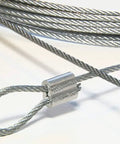 Lock Release Cable For 2 Post Lifts, Pro Grade OEM Replacement, Fits 27 Plus Models, heavy-duty steel cable with loop