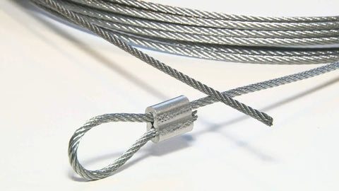 Lock Release Cable For 2 Post Lifts, Pro Grade OEM Replacement, Fits 27 Plus Models, heavy-duty steel cable with loop