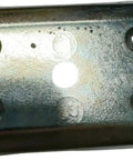 Rock Solid Plated Supporting Clips For Electrical Wiring Support Heavy Duty Metal Pipe Mount Brackets close-up of zinc coated steel brack