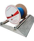 Heavy Duty Cable Drum Roller For Heavy Wire Reels Stainless Steel Cable Roller Stand Reel Dispenser Holds Reels Up To 23 Inches Wide