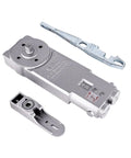 Built Tough Medium Duty 105 Degree Hold-Open Overhead Concealed Door Closer With GE Side-Load Hardware Package components