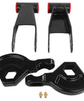 Dodge Durango 98-03 3in/2in Leveling Lift Kit 4WD with steel front torsion keys and rear lift shackles