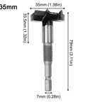 15-35mm concealed hinge drill bit with hole guide for cabinet hinges, metal woodworking jig
