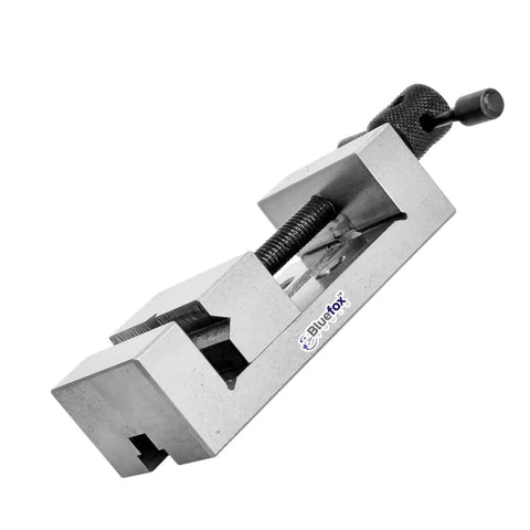 Heavy Duty Steel Grinding Vice Featuring Smooth Gliding Jaws And Slick 2 Inch Jaw Spread For Mini Milling Machines