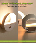 Usb Rechargeable Night Light With Motion Sensor Easy Install LED Warm White Magnetic Stick On Hallway Light for walls