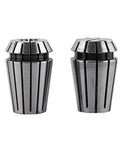 Two 65Mn steel collets from 14 Piece ER20 Spring Collet Set For CNC Engraving Machines And Milling Lathe Tools Rock Solid Workholding Solution