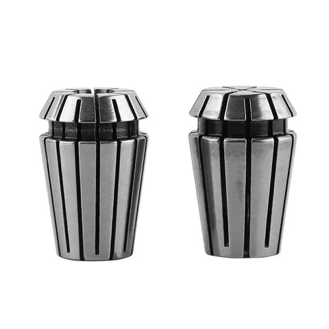 Two 65Mn steel collets from 14 Piece ER20 Spring Collet Set For CNC Engraving Machines And Milling Lathe Tools Rock Solid Workholding Solution