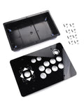 DIY Arcade Joystick Acrylic Panel And Case Kit For Custom Cabinet Controller Replacement, Home Arcade Mod Accessory; kit parts shown