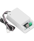 Wireless Battery Monitor With Smart Hall Sensor Tech And Dead Simple Install Featuring A Snappy 2.4 Inch Color LCD Screen For Rock Solid Power Tracking Up To 500 Volts, shown with wires.