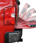 Heavy Duty Tailgate Assist Fits 2015 To Current Ford F150 showing tailgate open motion with hydraulic cushion details.