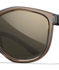 Heavy Duty Unisex Safety Glasses Featuring Removable Side Shields And Shatterproof Captivate Tungsten Mirror Lenses, stylish brown and black design.