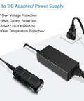 24V DC Power Supply Adapter 120W 5A 100-240V AC To DC Converter with plug and protection features