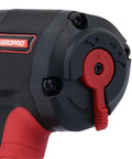 Heavy Duty 1/2 Inch Air Impact Wrench Pumping Out Badass Torque With Rock Solid Ergonomic Handle And Sweet Compact Mini Body built for tight spots, featuring a detailed control handle.