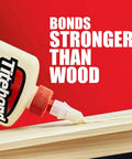 Original Wood Glue 5062 for Woodworking and Furniture Repair and Assembly, Pro-Grade Bond, Solvent-Resistant, Easy Sanding and Water Cleanup, Built for Construction, Home DIY Fixes or Modeling, 4 oz. bottle applying glue to wood joint