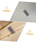 Stainless Steel Cabinet Door Hinges Self Closing Whisper Quiet Silent Technology Flat Flush Design for kitchen furniture