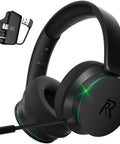 Wireless Gaming Headset For Xbox Series X S And Xbox One And PlayStation Switch And Mac With Bluetooth 5.3 shown with adapter