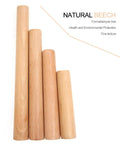 Solid Wood Furniture Leg Replacement Set For Desks, Sofas, Coffee Tables And Cabinets, 7.87 Inch Tall, Includes Mounting Plates And Screws, Tapered Design Elevates Low Furniture On Uneven Floors, Easy Home Decor Upgrade That Boosts Your Setup.