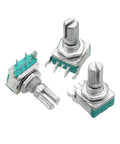 Three Right Angle EC11 360 Degree Rotary Encoders with Switch and Digital Potentiometer for Audio Control Pro Grade Dope 5PIN 20mm