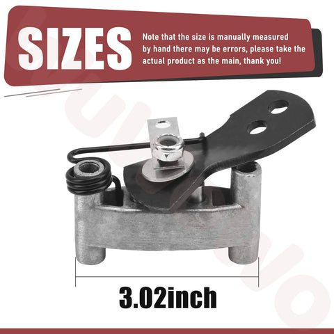 Left Hand Brake Assembly Kit With Brake Disc And 2 Pucks For MTD Murray Troy-Bilt, size 3.02 inch, on white background
