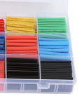 Zerodis Heat Shrink Tube Kit With 560 Pieces Cross Linked Polyolefin Electrical Wiring Tubing, Flame Retardant Insulation, Thick Wall Protection For DIY Home Wire Repair And Splicing Bundling in storage box