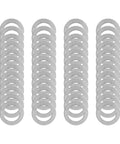 M3x5mm Steel Shim Washer Set, 48Pcs Ultra Thin Spacers For Electronics And Mini Models, 0.1mm 0.2mm 0.3mm 0.5mm, 12Pcs Each