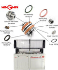 Waterjet seal head spare parts kit with seals, O-rings, bearing ring, screws and piston for water jet cutters